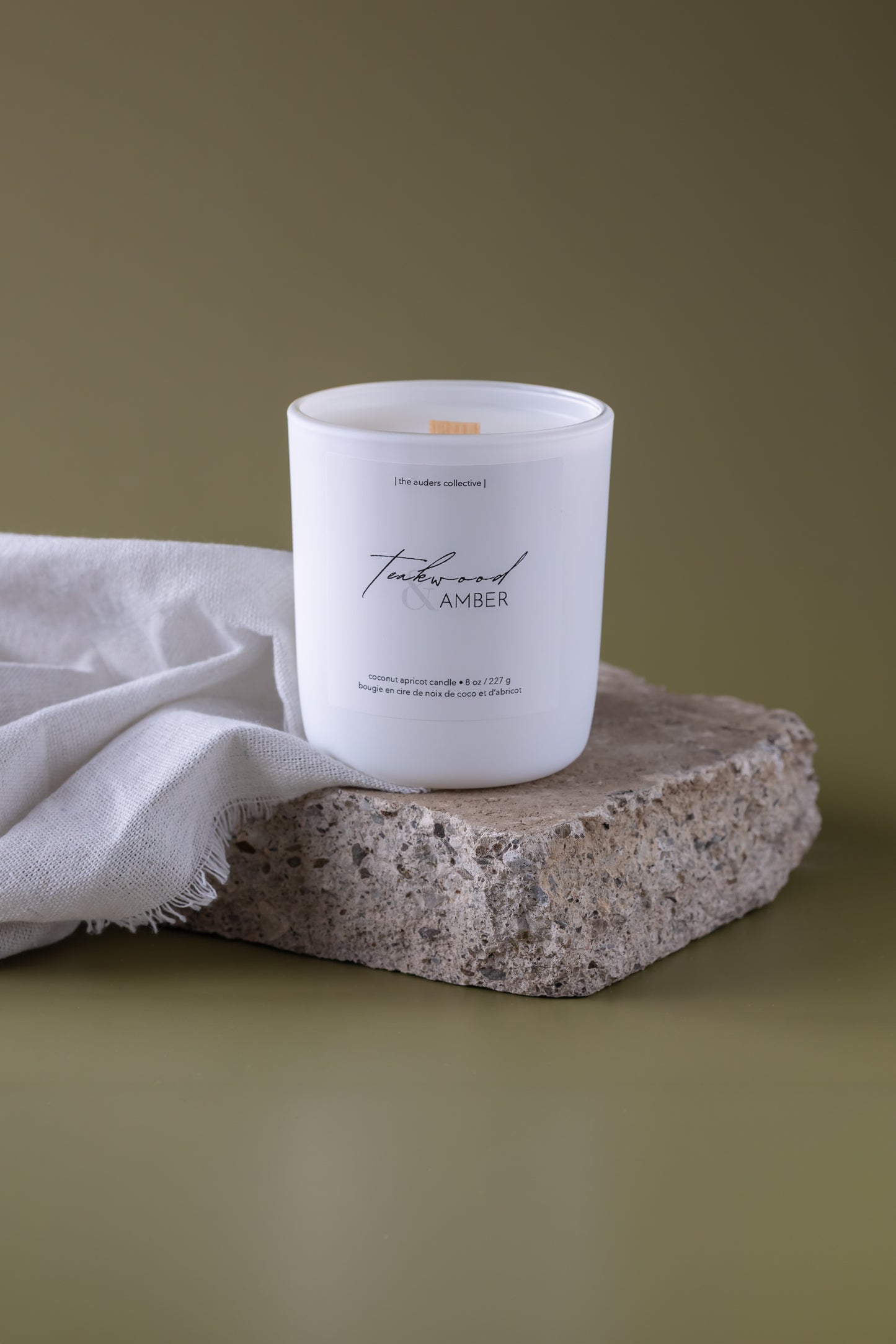Teakwood & Amber Candle