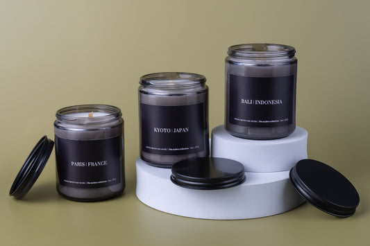 Travel Theme Candle